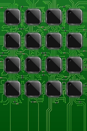 circuit board iphone wallpaper 2