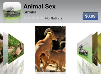 400px x 291px - Animal Sex App - Because Darn It, The App Store Was Really ...